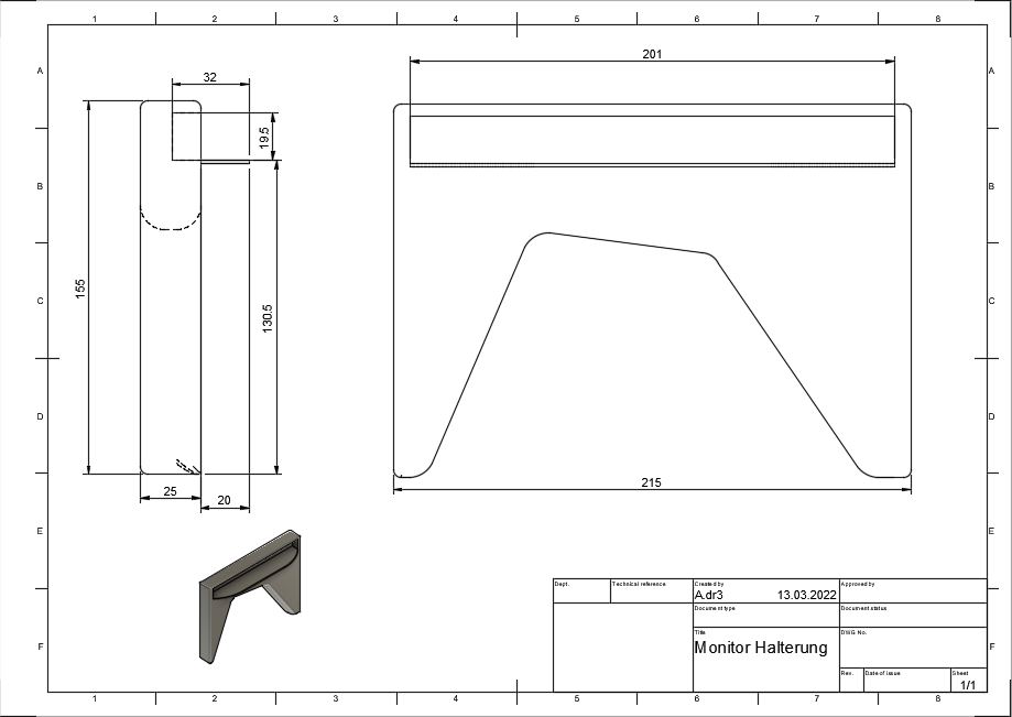 Monitor table base by A.dr3 Download free STL model