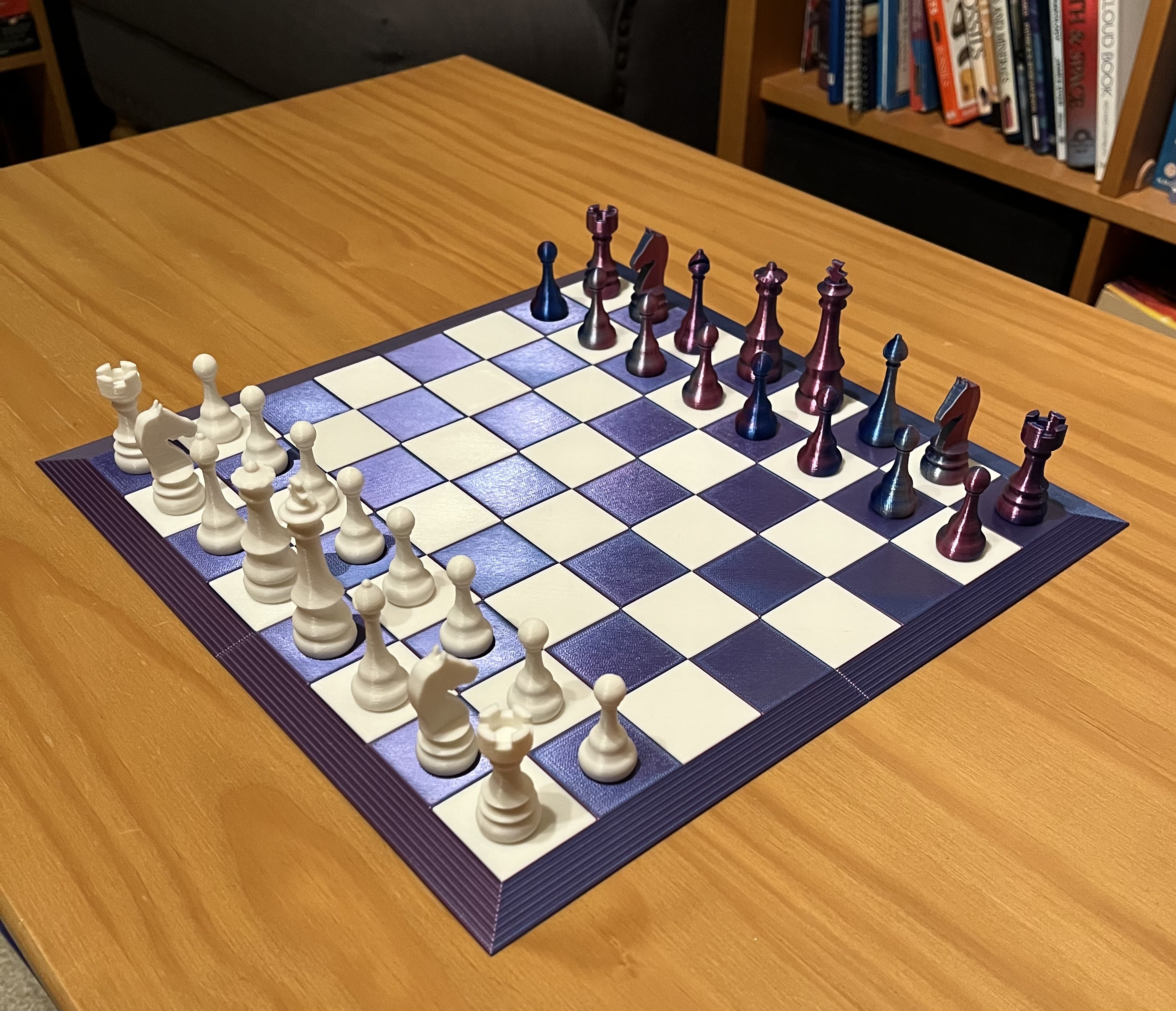 Miniatura 2 do modelo 3D Simple chess set