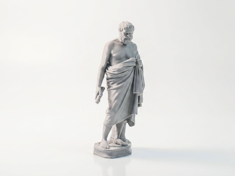 Menippus Philosopher Statue Classical Sculpture 3D Printable