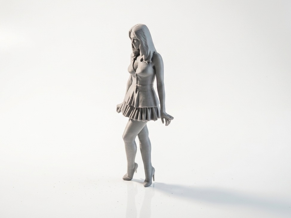 Posing Lady Figurine Female Figure 3D Printable
