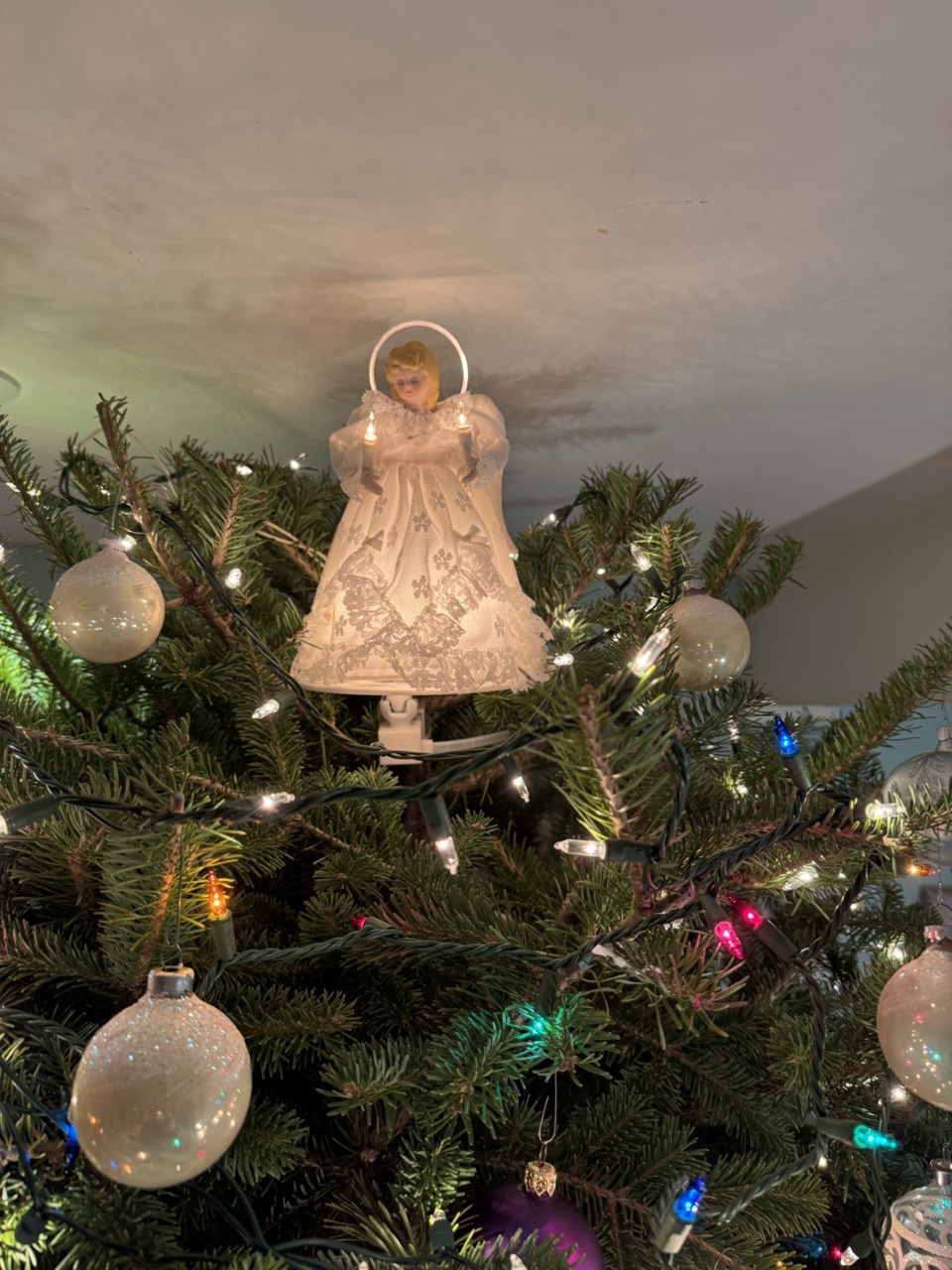 Christmas Tree Angel Mounting Shelf