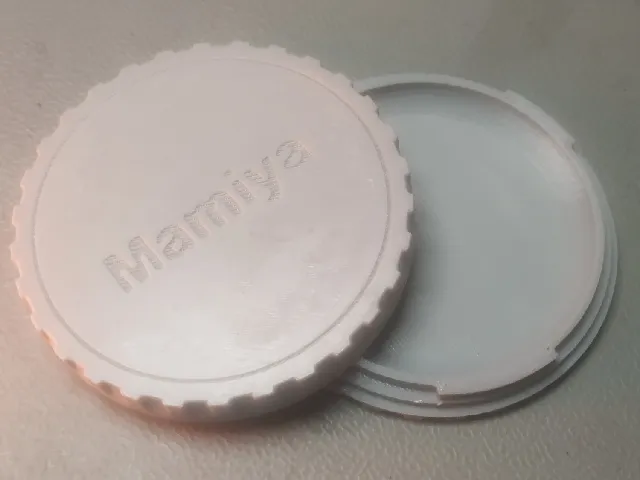 Mamiya M645 Body Cap + Lens Rear Cap