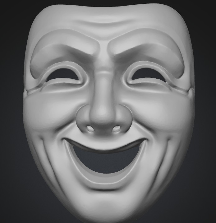 Theatre Mask: Comedy