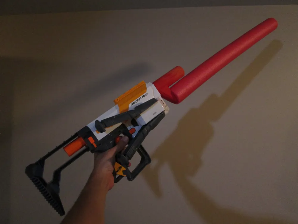 Nerf Gun Pool Noodle Bayonet Adaptor