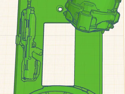 halo light switch cover single paddle version 2