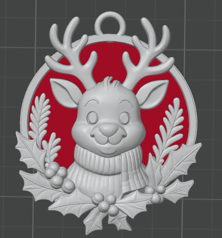 Reindeer Christmas Ornament