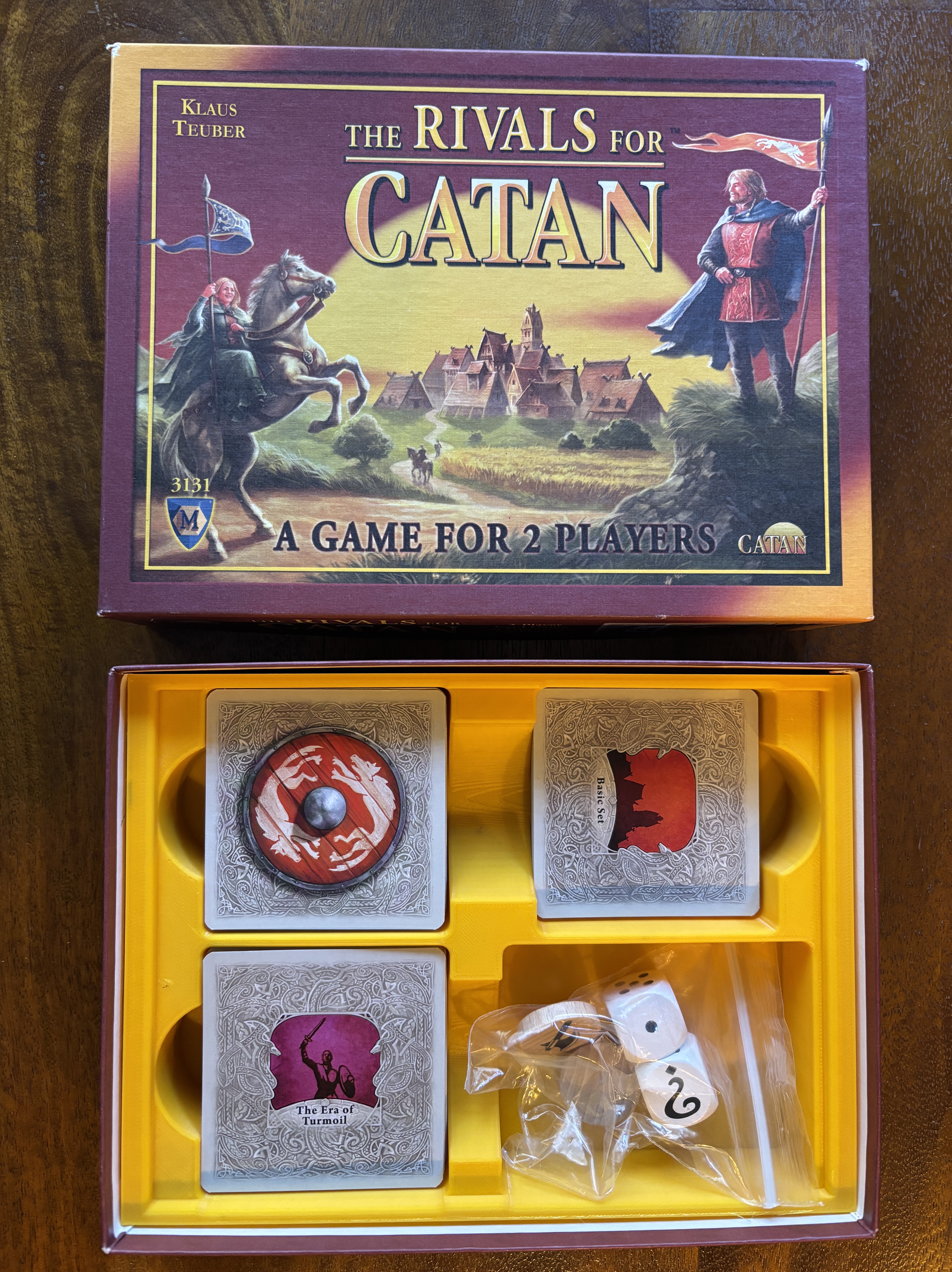 Rivals for Catan card storage insert