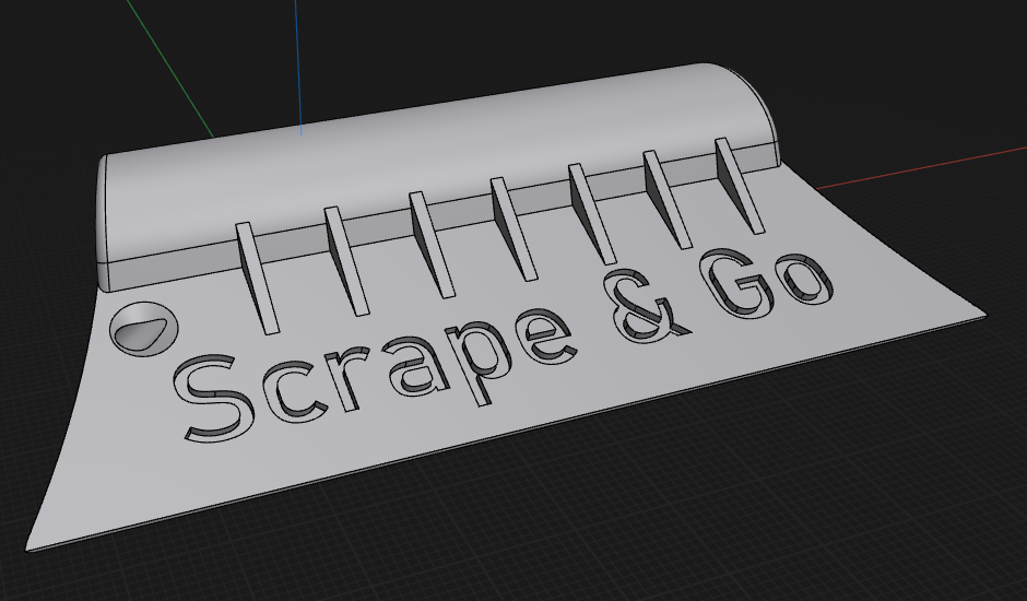 Ice scraper keychain