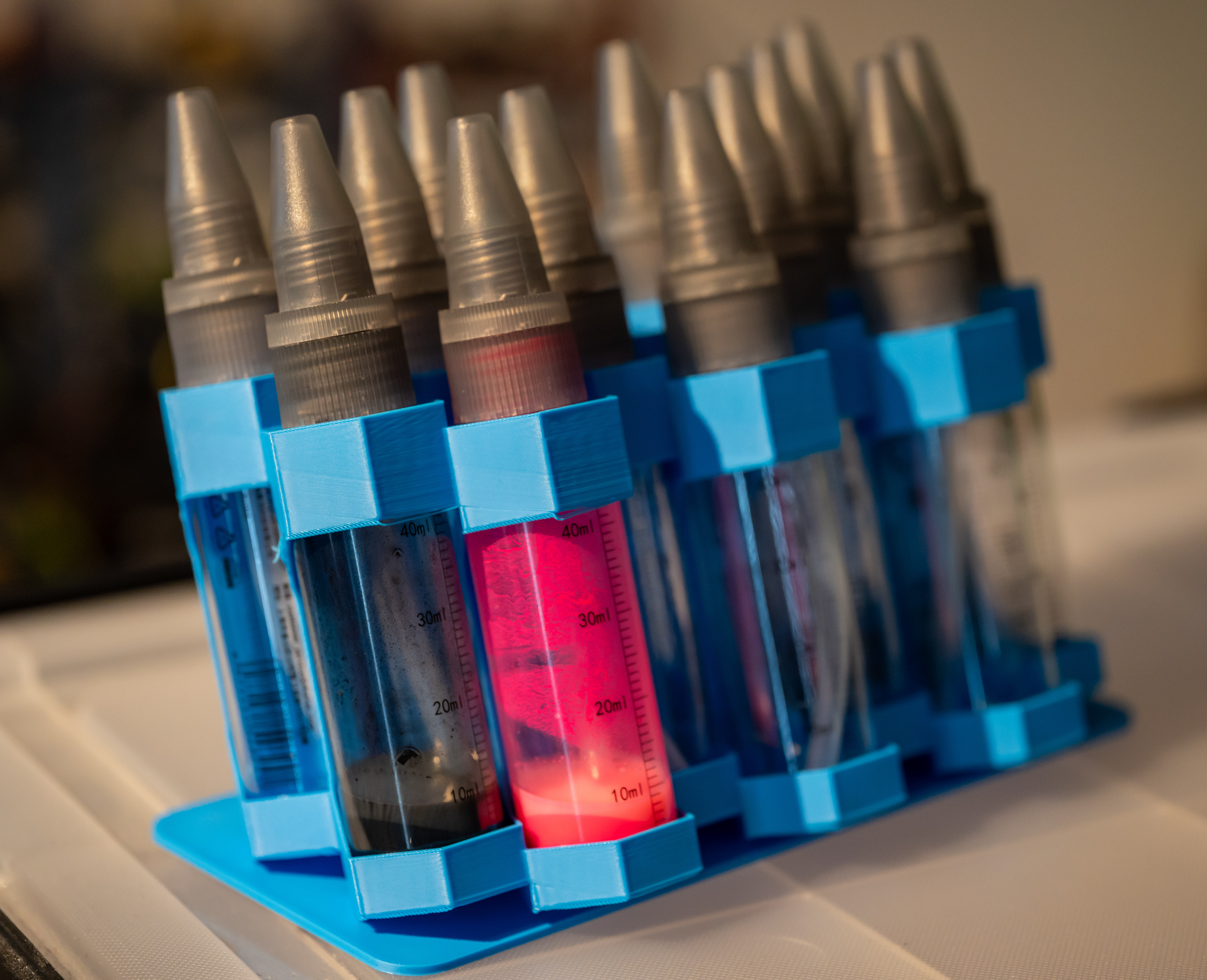Paintbottle rack for DSPIAE PT-AB bottles