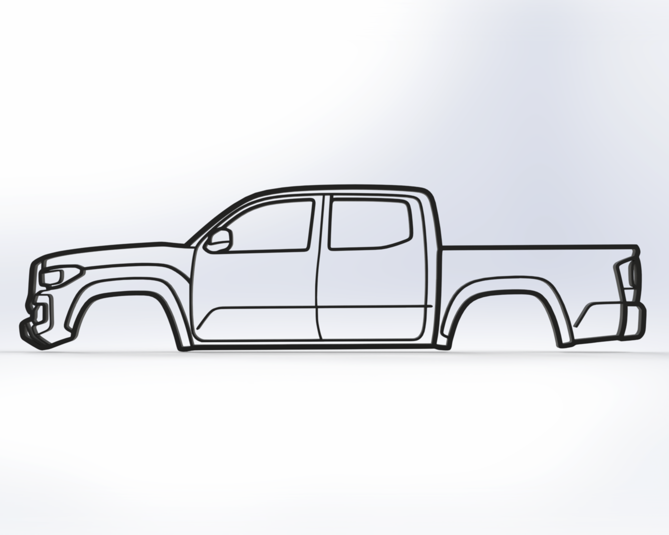 Toyota Tacoma 3rd Gen Wall Art