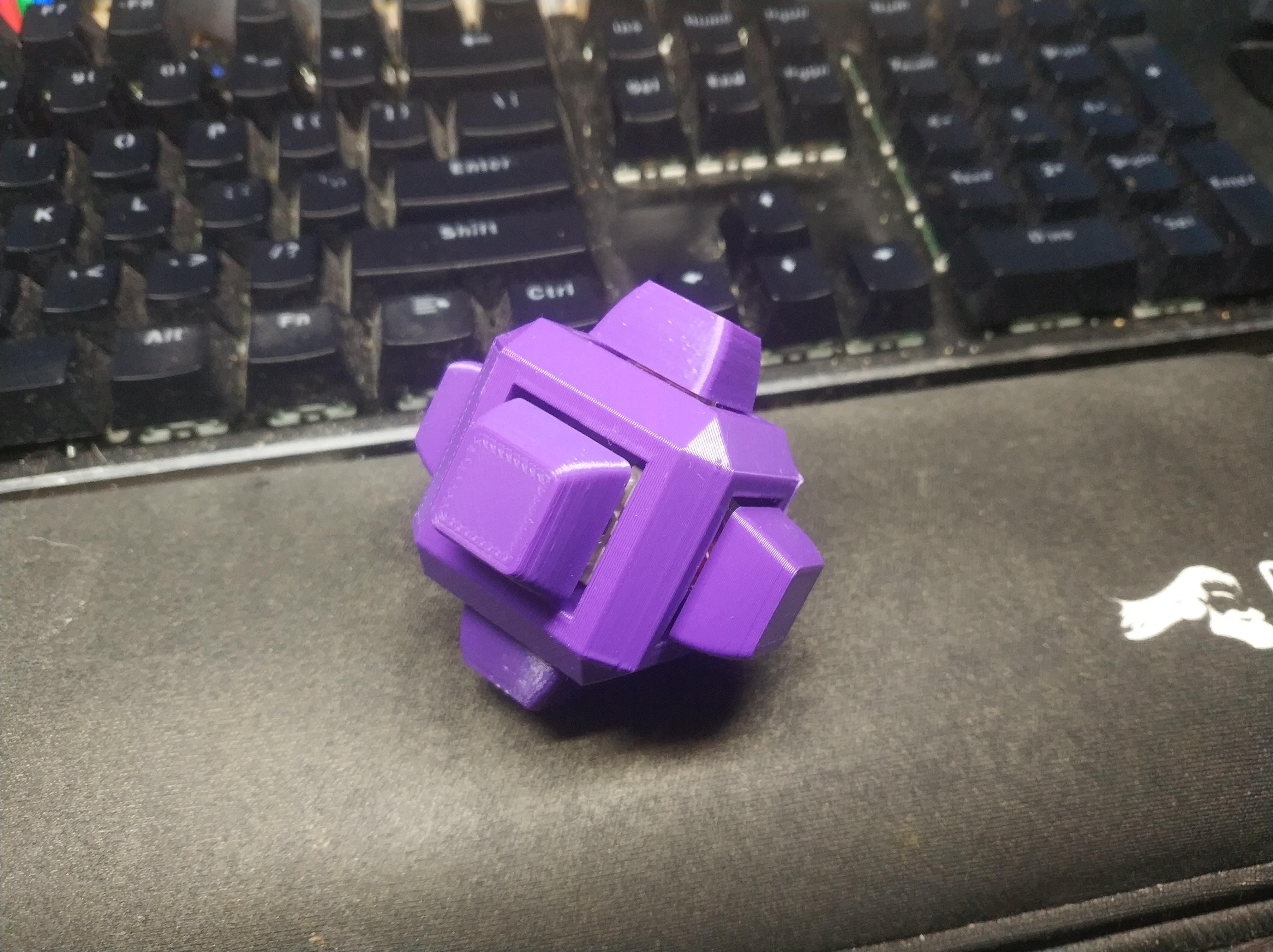 Keyboard key clicky fidget toy