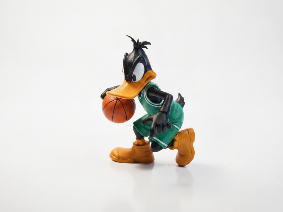 Daffy Duck Basketball Figurine Cartoon 3D Printable