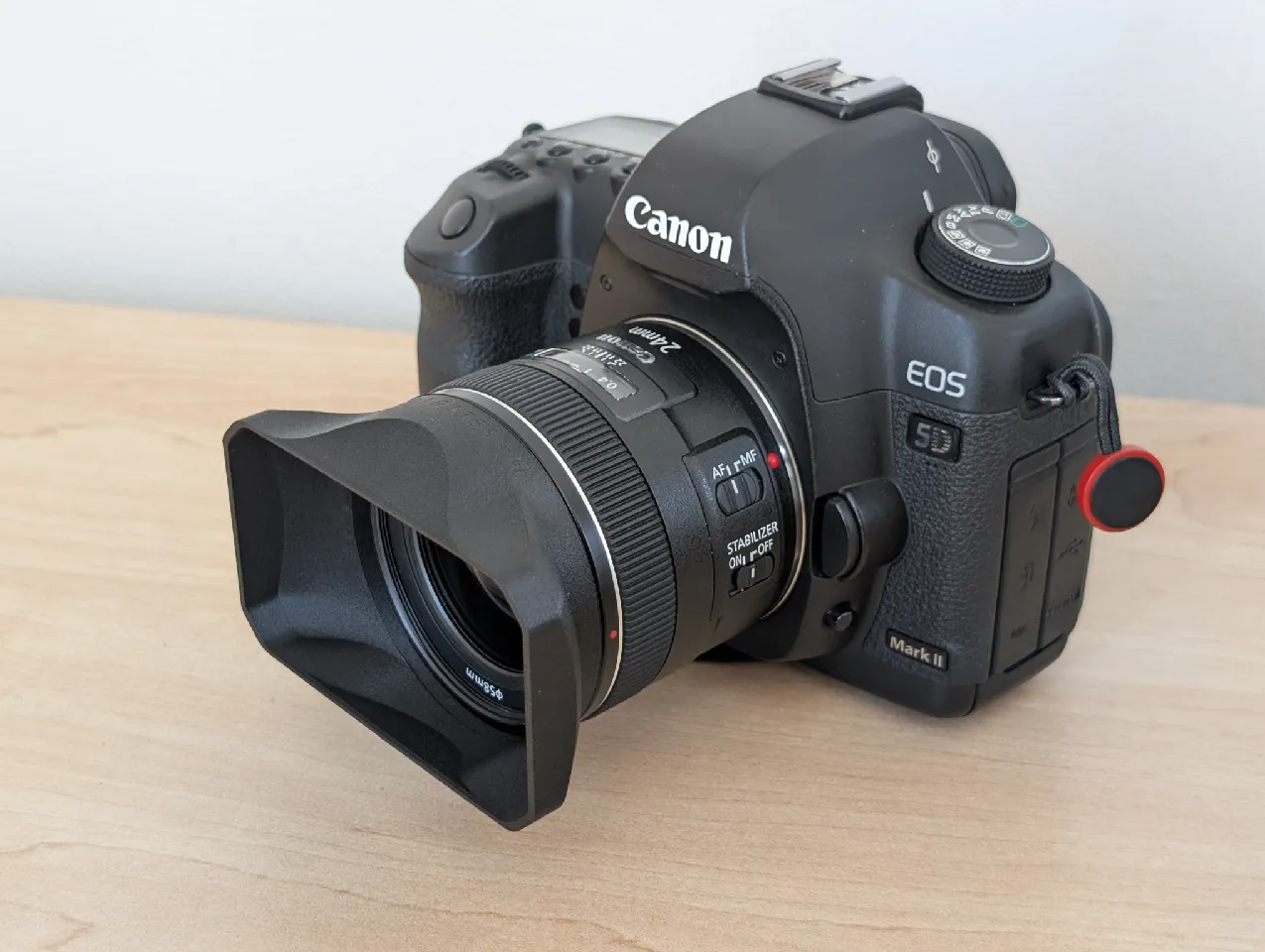 XPan Style Lens Hood - Canon EF 24mm f/2.8 IS USM by TC