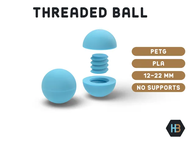 Threaded Ball 12–22 mm