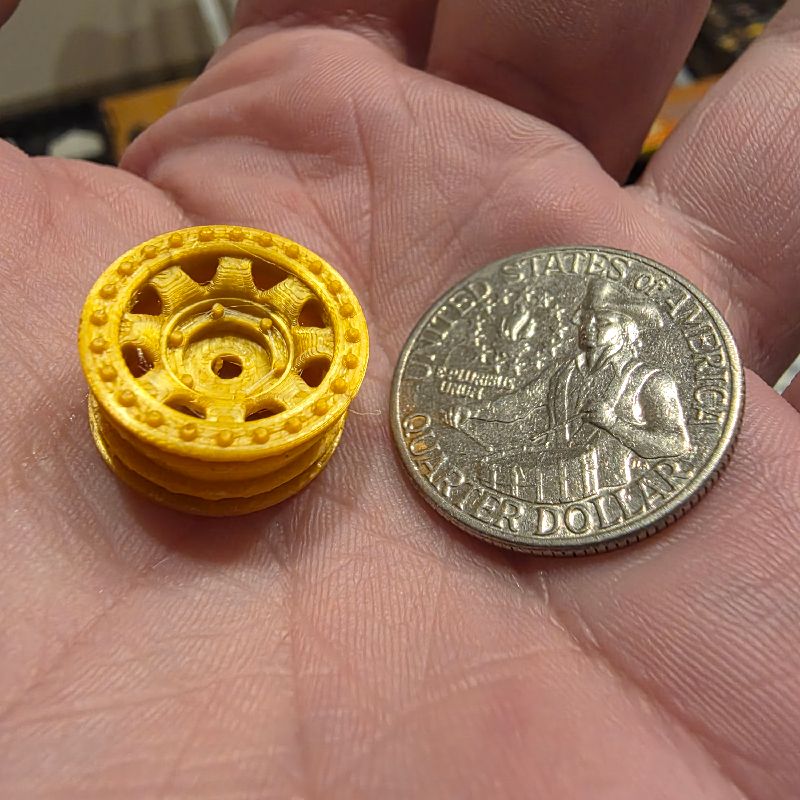 SCX30 Real beadlock wheels for stock size (18mm) tires by PricFlair ...
