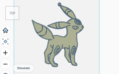 Umbreon necklass