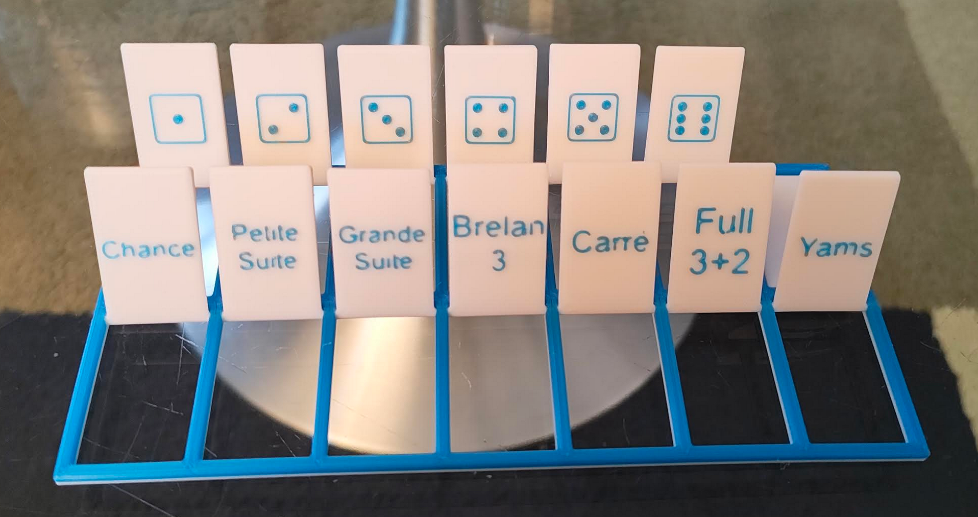 YAHTZEE - YAMS individual checkboard