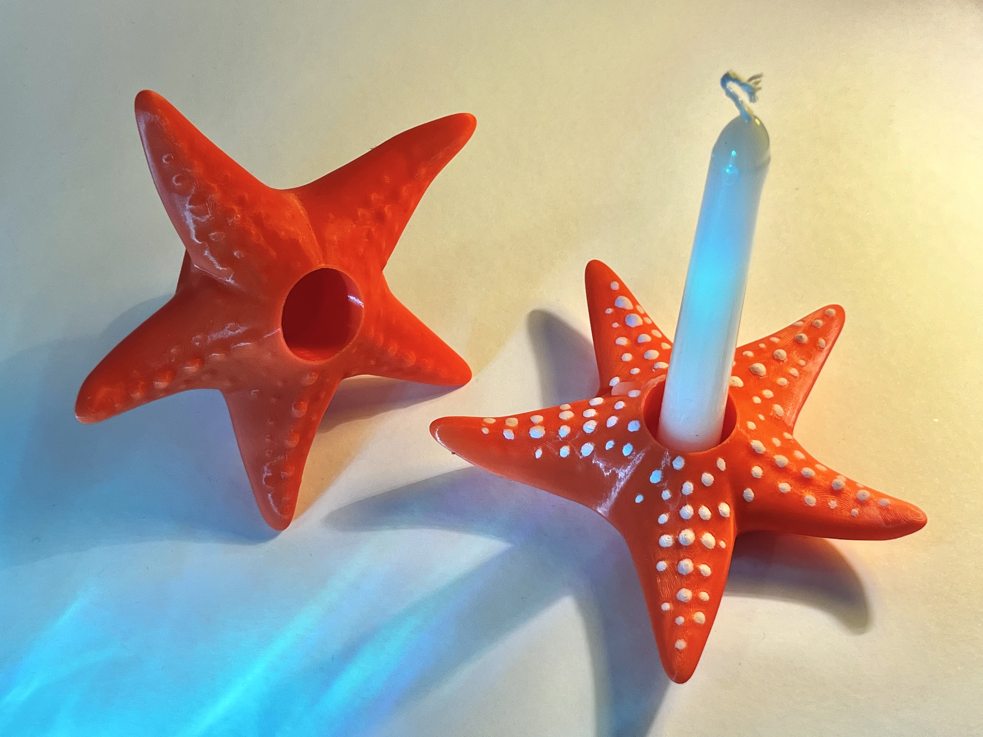 Realistic Starfish Candle Holder - Aquatic Life Series
