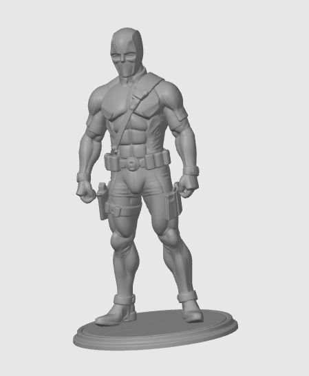 Miniatura 2 do modelo 3D Deadpool Figure