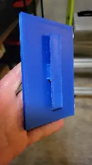 Inline fan wall mount for worm gear clamps