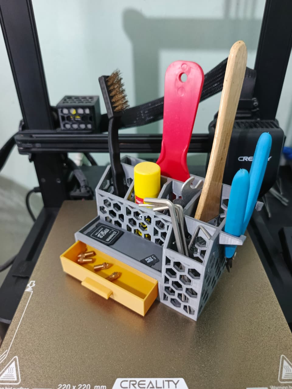 Hex Tool Organizer with Drawer