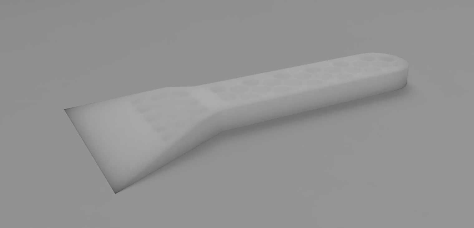 Hexagon Bed Scraper for 3D Printer Build Plates — miniatura 2
