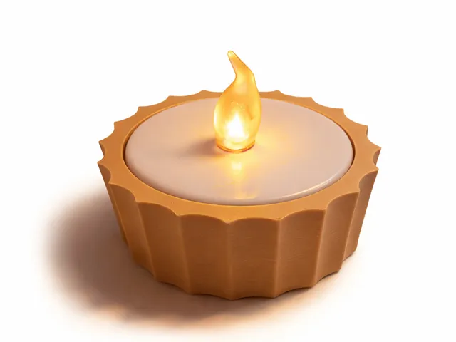 Cup Cake LED Tea Light Holder