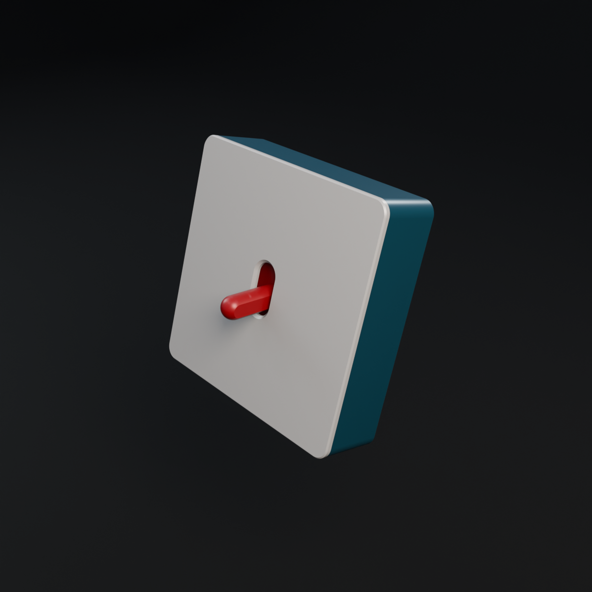Light switch cover with magnetic panels