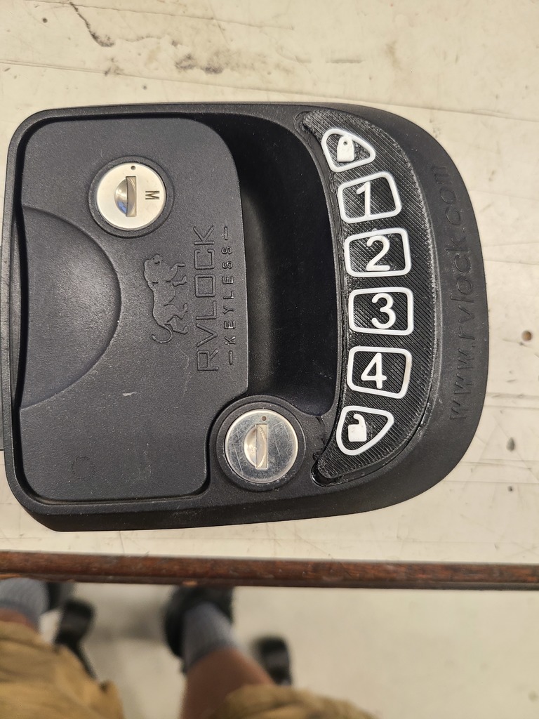 RVLock RH Keypad Membrane