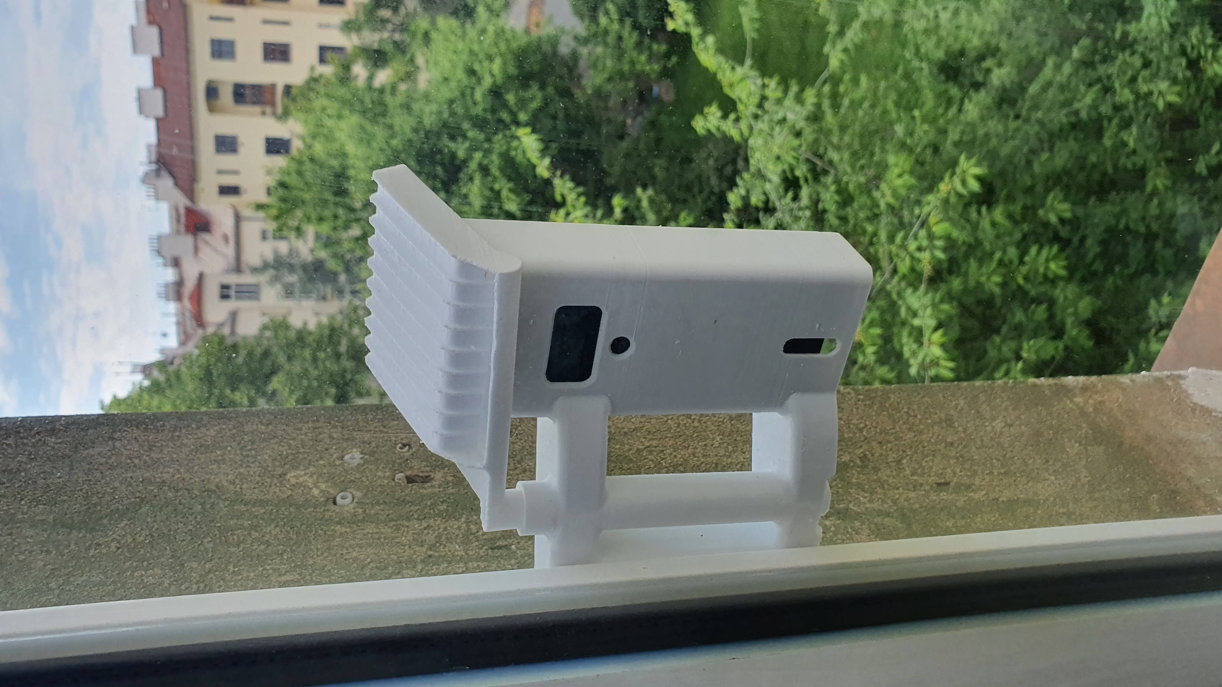 Držák na externí čidlo teploměru