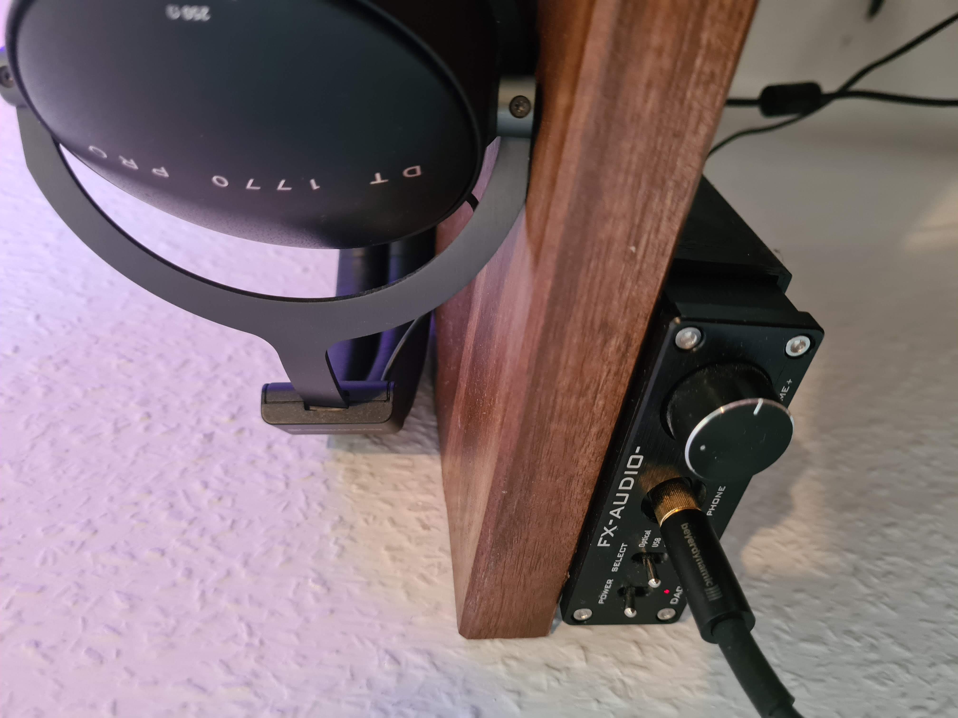 fx audio dac x6 bracket desk mount