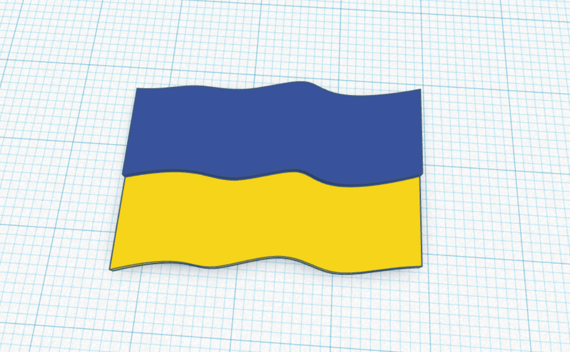 Ukraine flag thin — miniatura 2