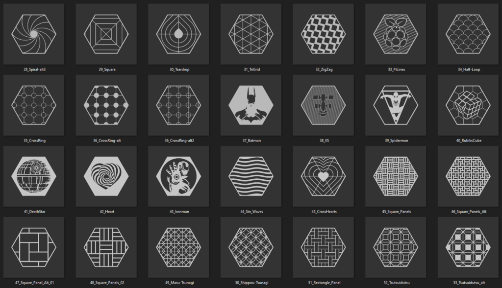 Miniatura 5 do modelo 3D Customizable 100Hex