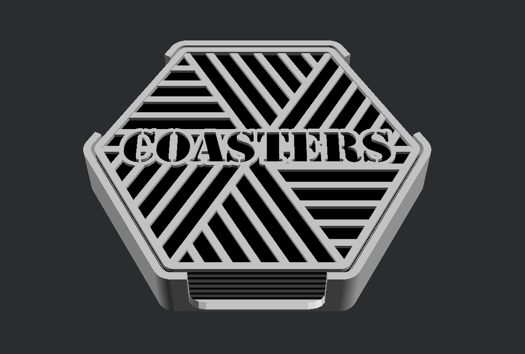 Miniatura 2 do modelo 3D Customizable Coasters