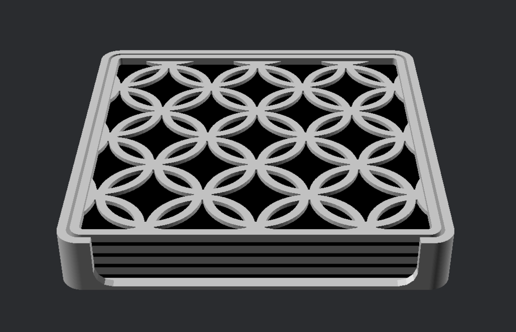 Miniatura 5 do modelo 3D Customizable Coasters
