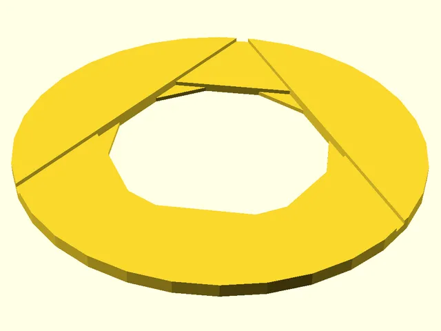 Overhang hole