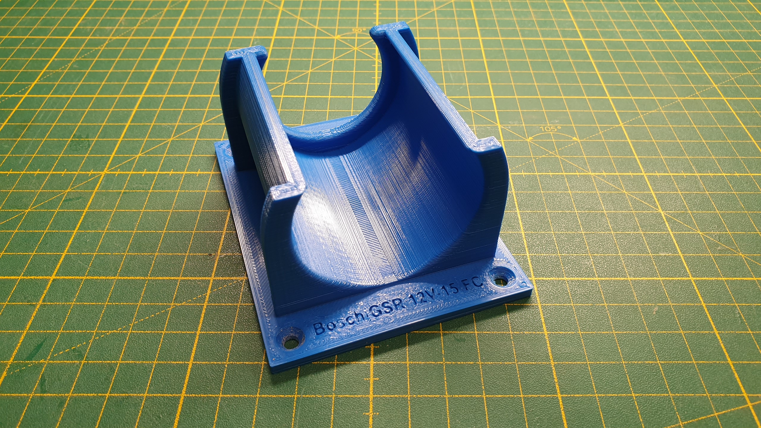 Halter für Akkuschrauber Bosch GSR 12V-15 FC / Holder for cordless screwdriver Bosch GSR 12V-15 FC