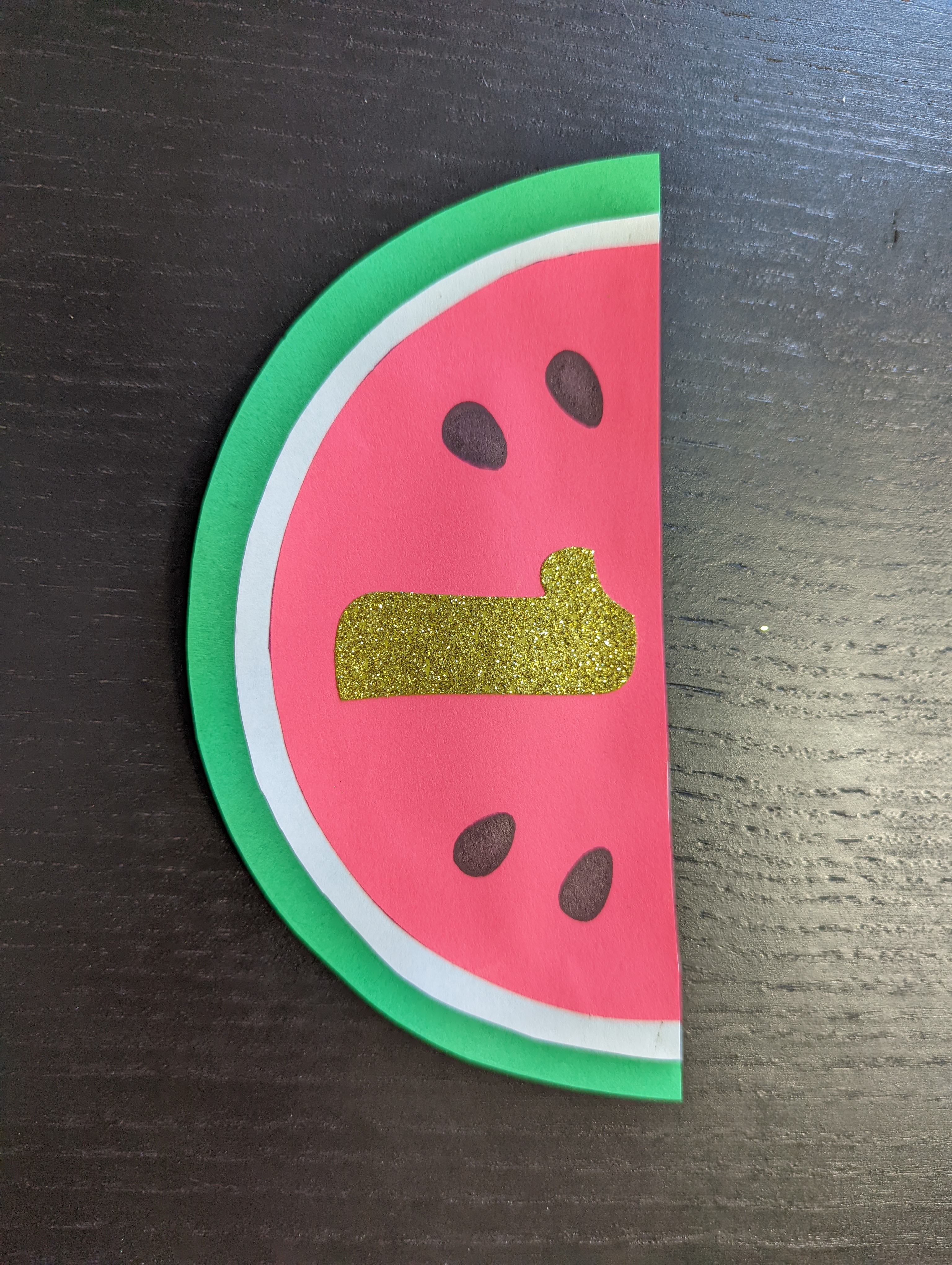 Template for Paper Watermelon