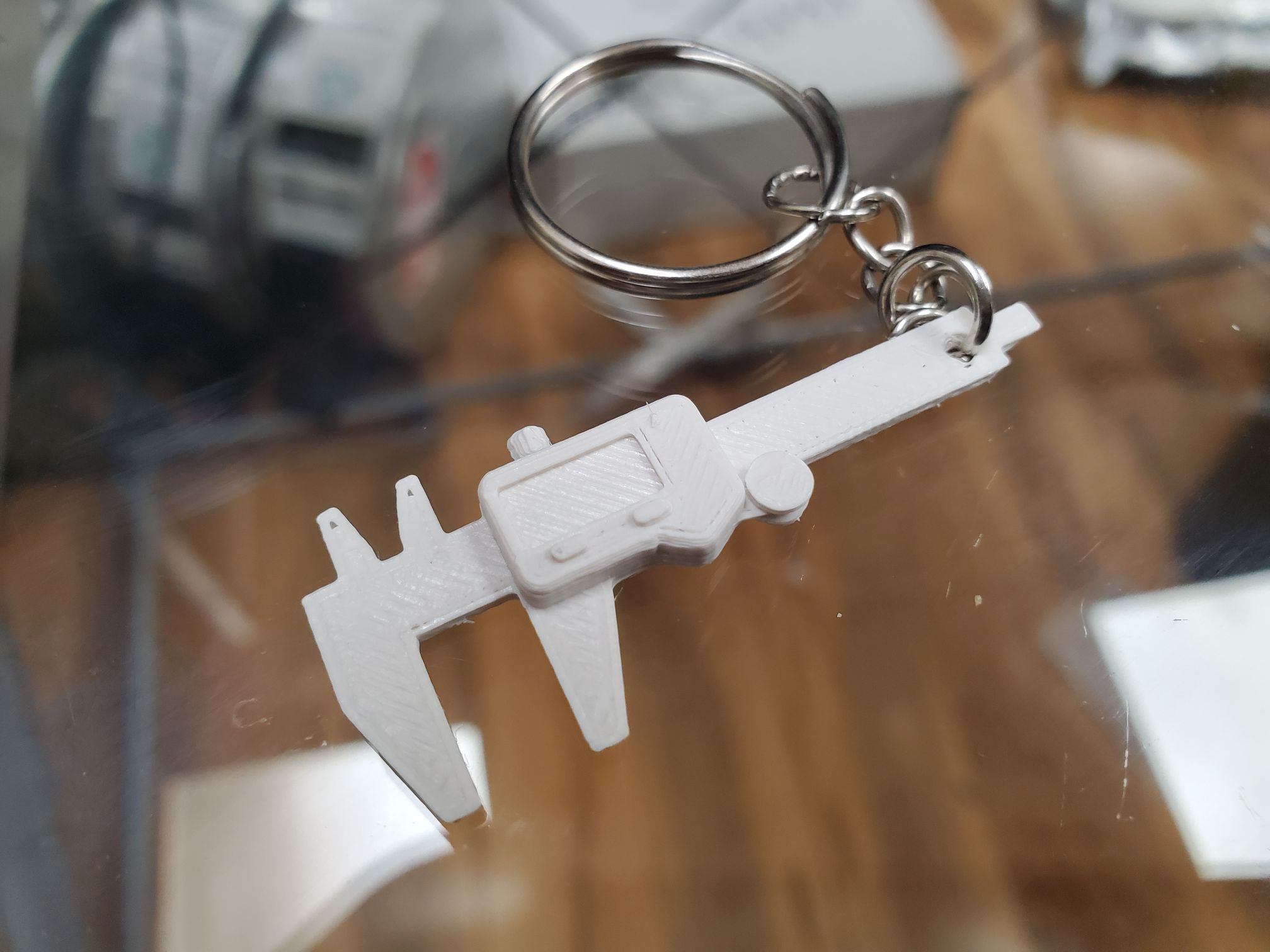 Mini Calipers Keychain