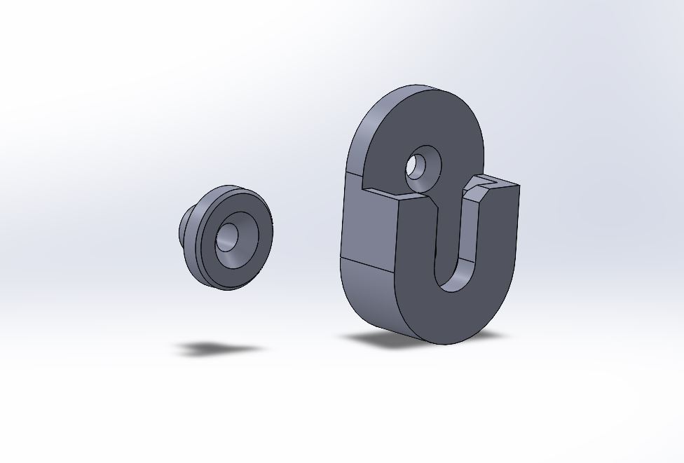 Slide in wall hanger