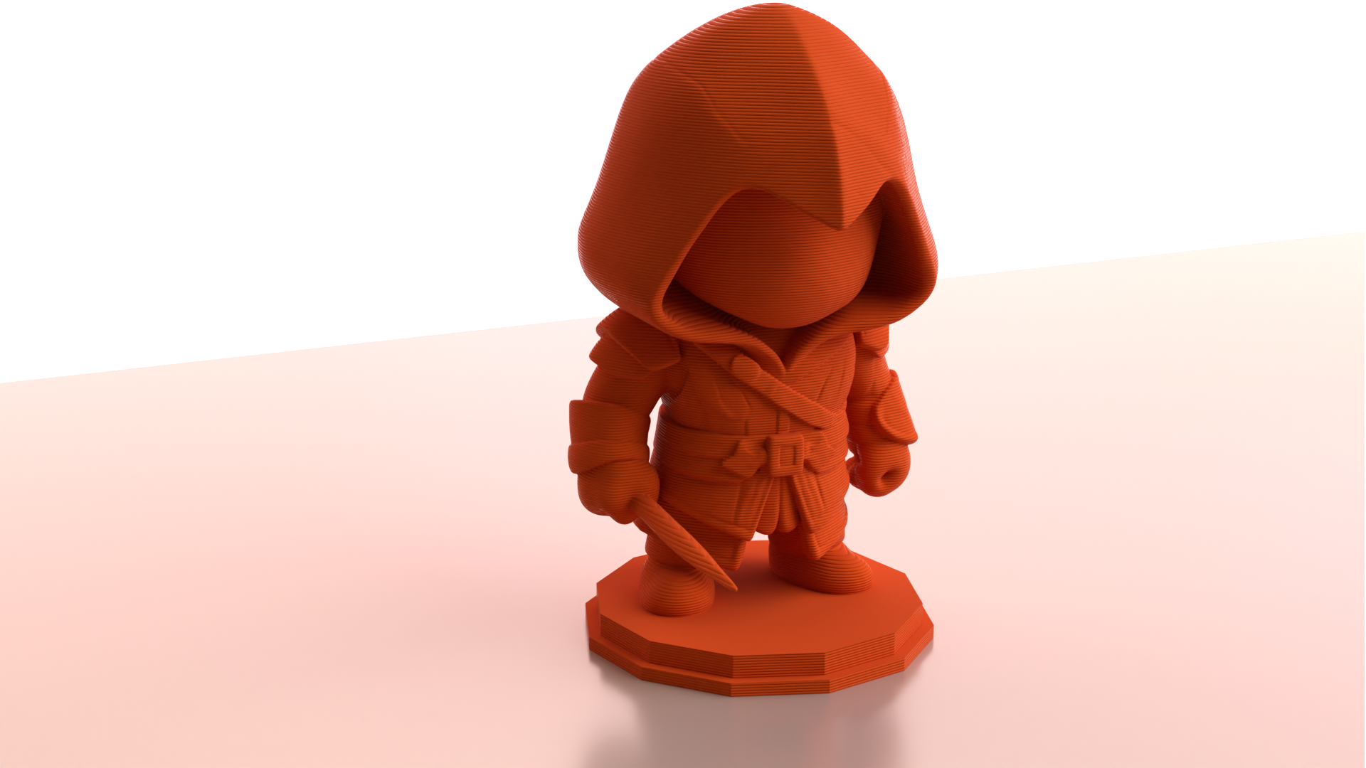 Cute Assasins Creed Ezio Figurine