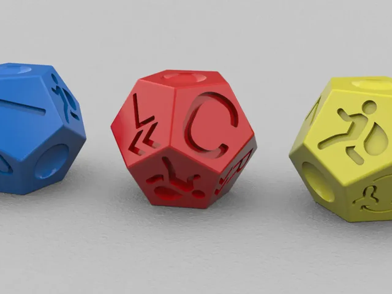 Left Center Right Crazy Dice Game by BenKenobi | Download free STL model |  Printables.com