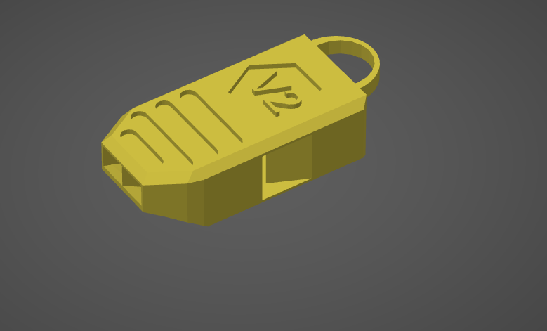 whistle print In place