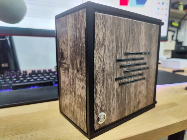 4L MINI-ITX SFF PC CASE - PICO PSU - HALF-HEIGHT GPU