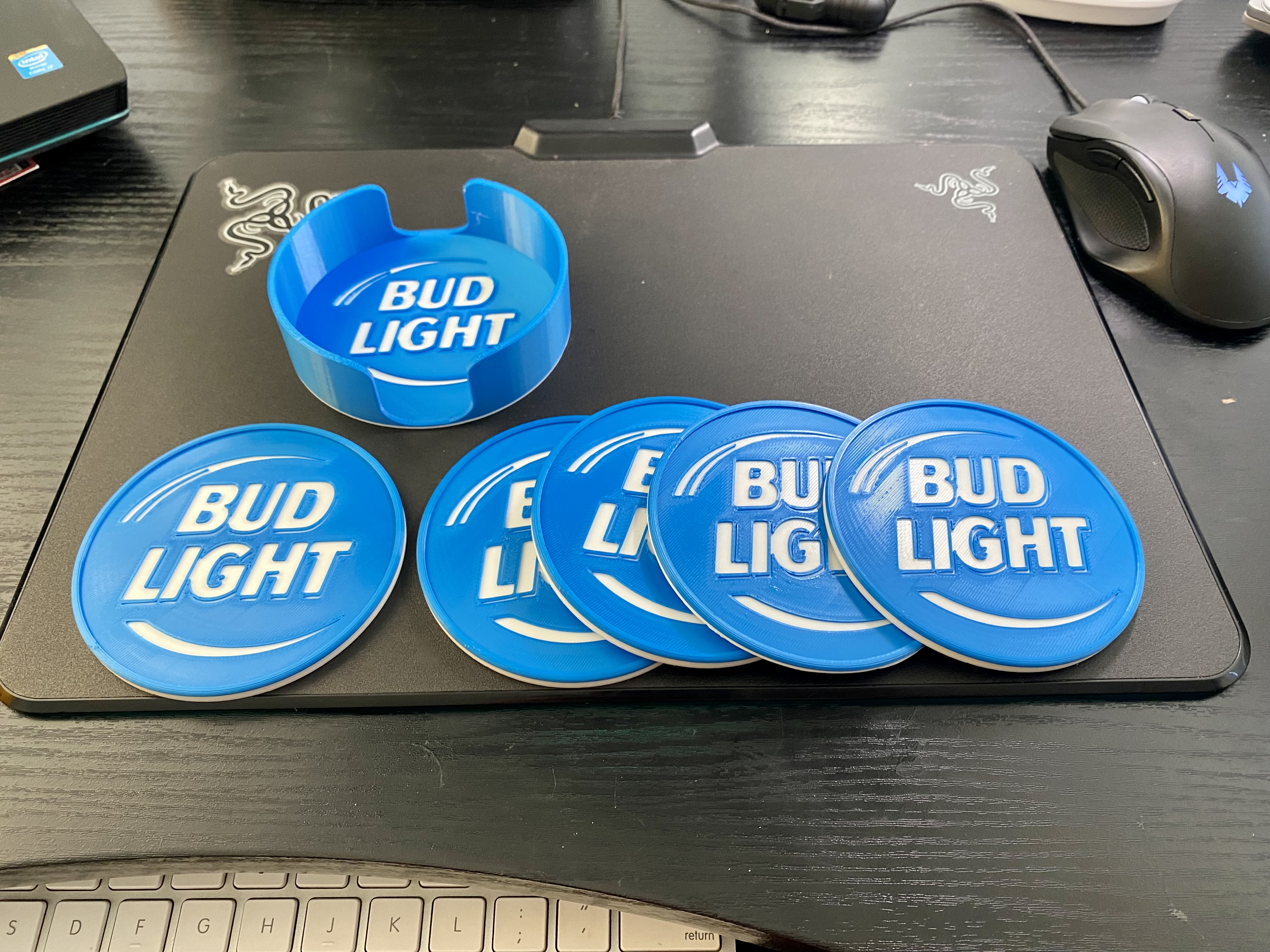 Bud Light Coaster set