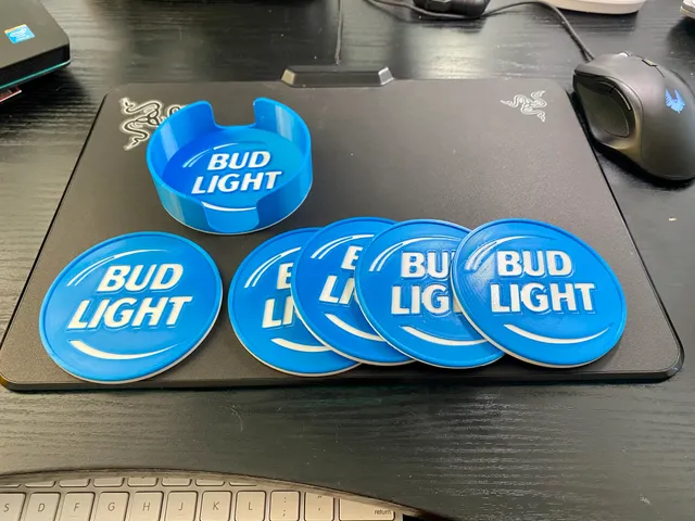 Bud Light Coaster set