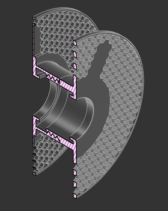 Reusable Spool-Remix for Overture Refill and Filament storage Rewinder
