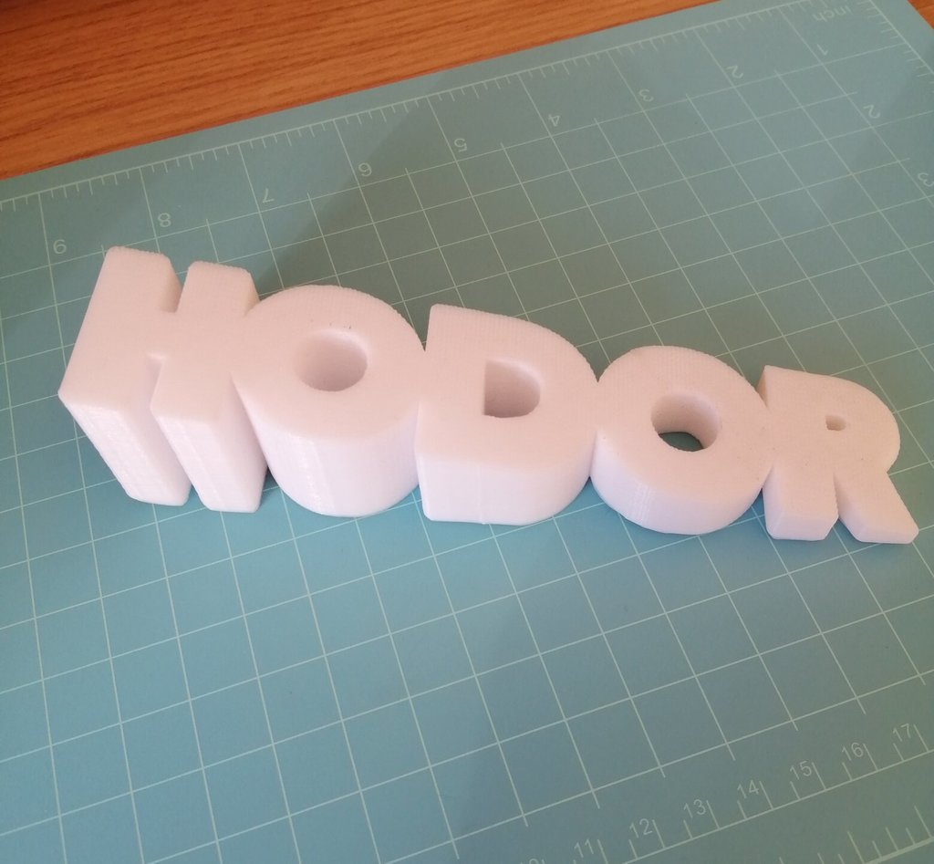 Miniatura 3 do modelo 3D Hodor Door Stop