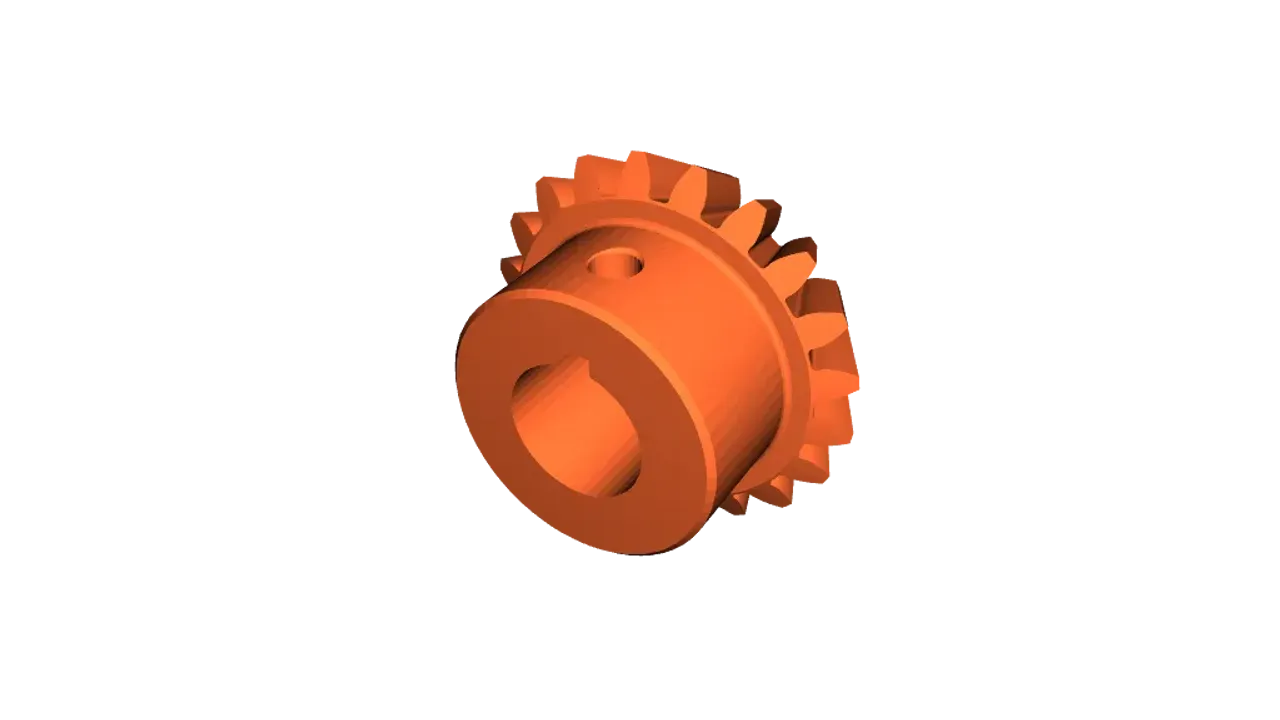 Fully Functional 3D-Printed Bevel Gear Drive Model 