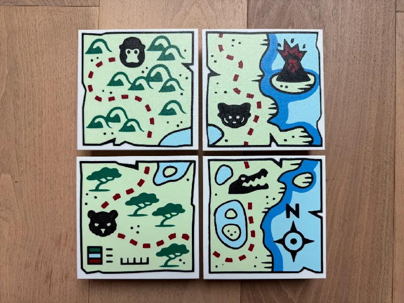 LEGO Treasure Map 10x Tiles